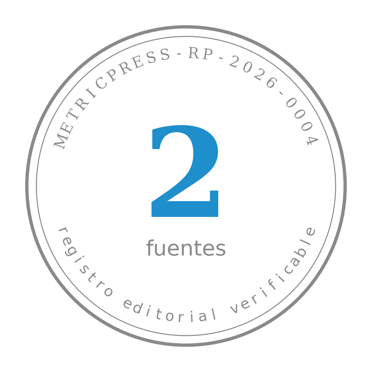 Timbre METRICPRESS-RP-2026-0004
