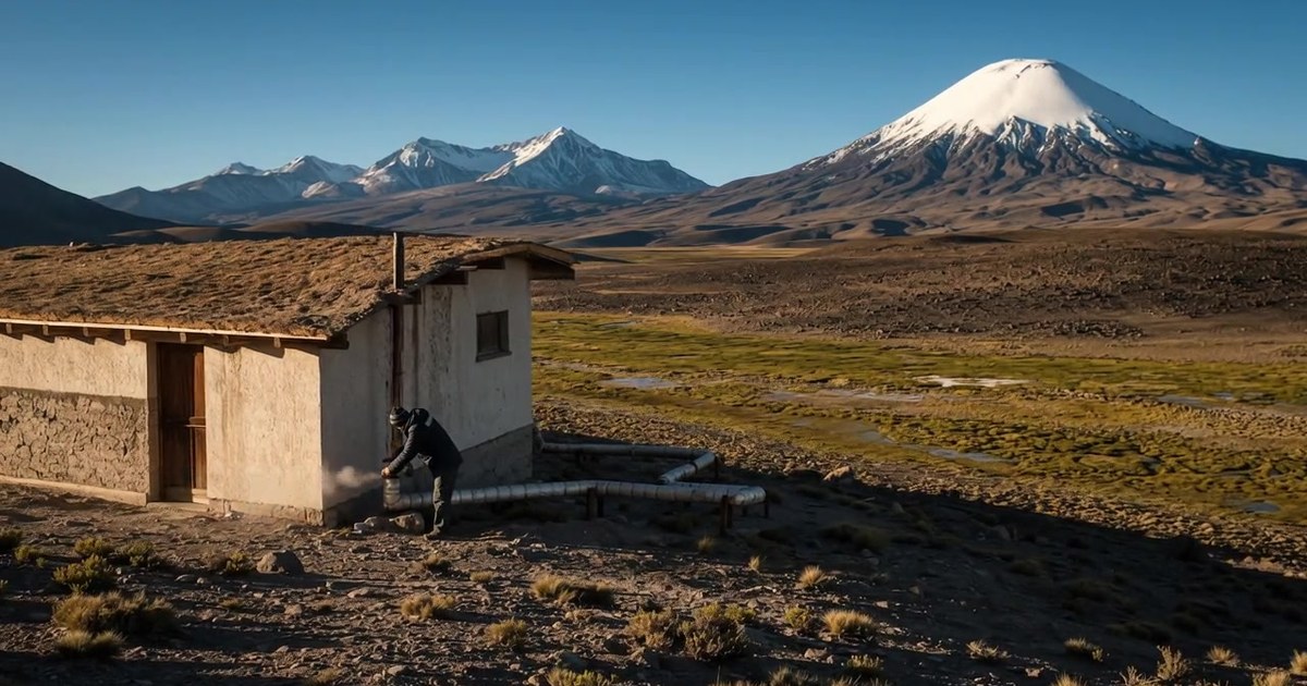 El calor de la tierra ya calefacciona un internado del altiplano. Ahora, por 21 meses, se va a medir cuánto rinde