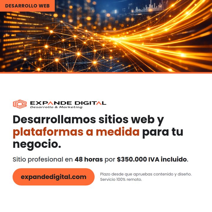 Expande Digital: Desarrollamos sitios web y plataformas a medida para tu negocio.